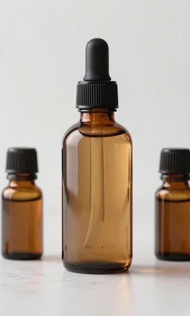 A serene display of amethyst, rose quartz, and citrine crystals on a natural wood surface with soft morning light