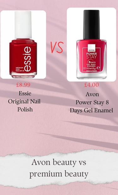 Avon gel enamel vs premium nail polish
