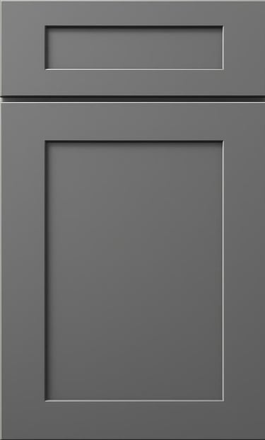 Dark grey kitchen cabinet door