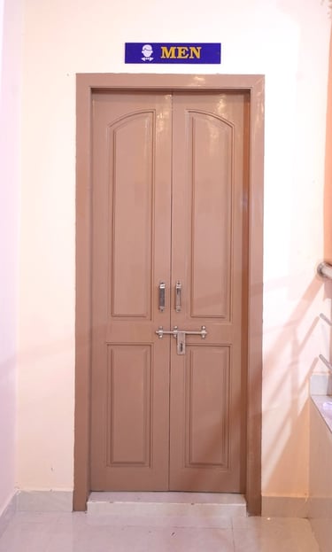 Green room or make-up room