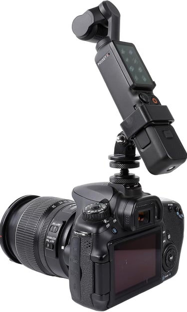 PellKing Clod Shoe Mount Adapter for DJI Osmo Pocket 3 Camera, with DJI Pocket 3 Expansion Adapter f