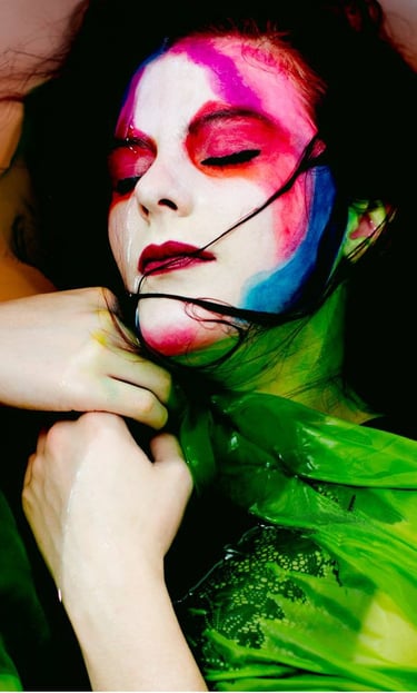 high fashion hair and makeup inspired by Vogue editorials