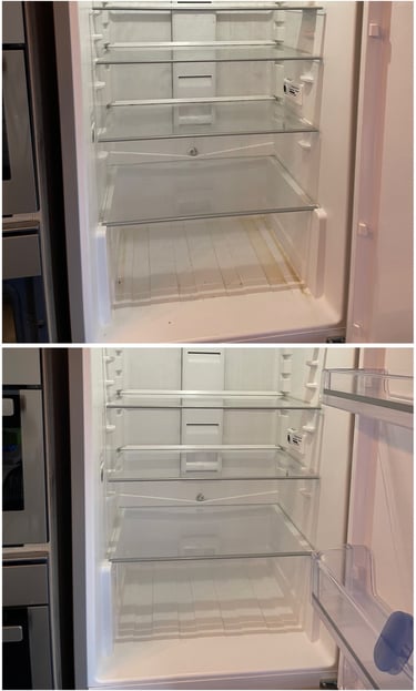 avant après nettoyage remise en état frigo avant vente par m&m services pro rouen