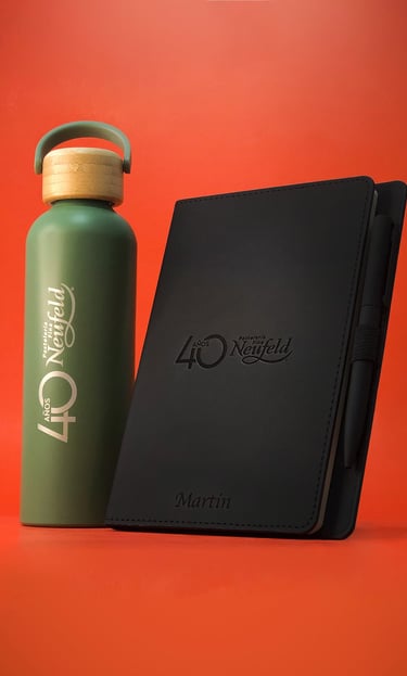 Obsequio personalizado para la marca Neufeld