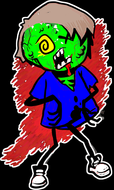 J. Freels "Stick Figure Zombie"