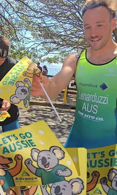 photo of Australian Athlete Lenarduzzi in Wollongong