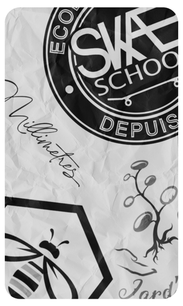 image de logo sur papier bordas thomas