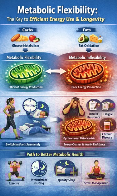 Why Metabolic Flexibility May Be the Missing Link in Longevity and Healthy Aging