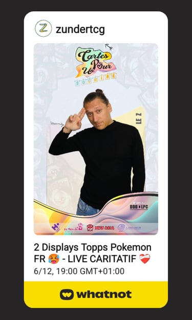 Live Whatnot 6 Décembre