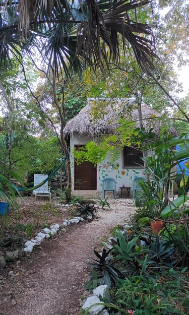 bungalow tradicional maya