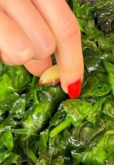 Cuoci gli spinaci