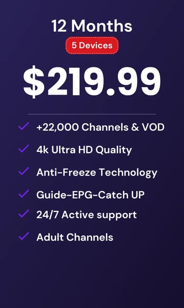 FireStick setup with Mom IPTV IPTV Smarters and catch-up TV feature