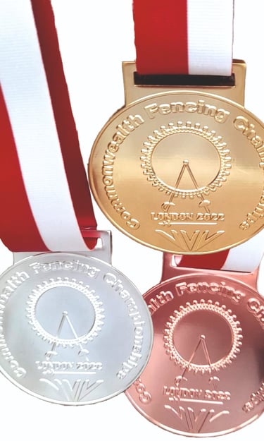 Commonwealth Fencing Champions Medals
