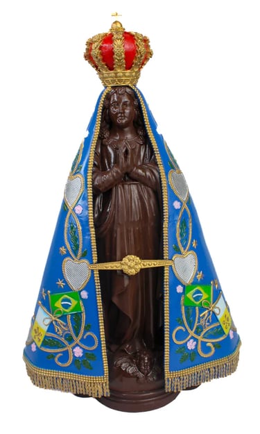 Nossa Senhora Aparecida resina 3D 30cm
