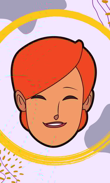 a graphic of a woman