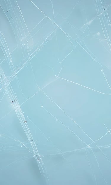 Fondo liso azul claro - guardas asimetricas