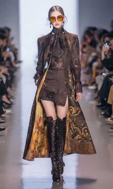 high fashion hair and makeup with New York Fashion Week 