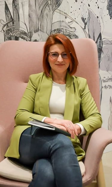 Psycholog Marta Krężołek - zdjęcie z gabinetu na ul. Konarskiego