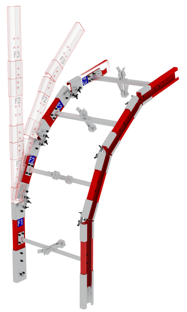 HERM Module "F" (F1+F2+F3): Articulating Eave Module