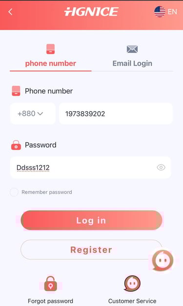 how to login hg nice game