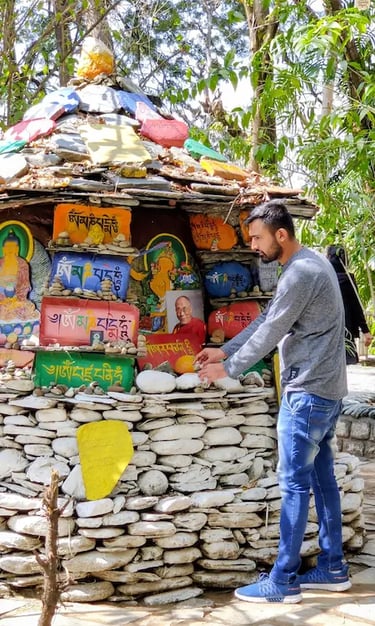 Quiet Dalai Lama tribute at Norbulingka Institute Dharamshala.