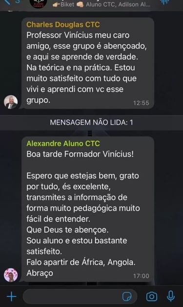 Depoimento 1 - Curso de desenho técnico mecânico