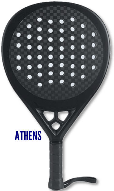 Athens padel-vibes-custom-racket - teardrop padel racket