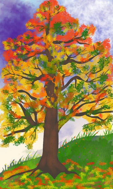 illustration arbre magique Zarabia conte enfant