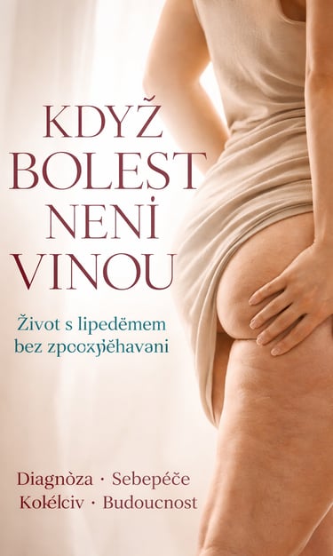 Komplexní český e-book o lipedému: bolest, diagnostika, léčba bez iluzí, práva pacientek a praktické