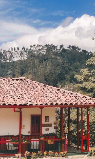 Finca (Coffee Farm) Outside of UNESCO town Salento in Colombia