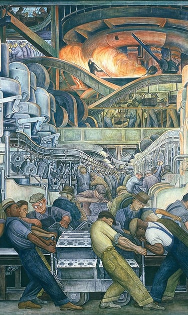 Diego Rivera, Detroit Industry Murals (1932–33)