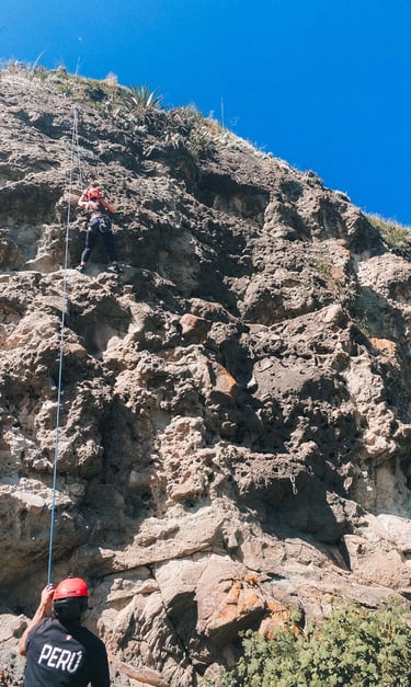 Rock Climbing in Huaraz, Peru, South America