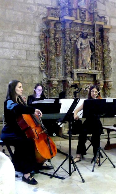 TRIO VIOLÍN, VIOLONCHELO Y PIANO (BODA M&B 27/07/2024)