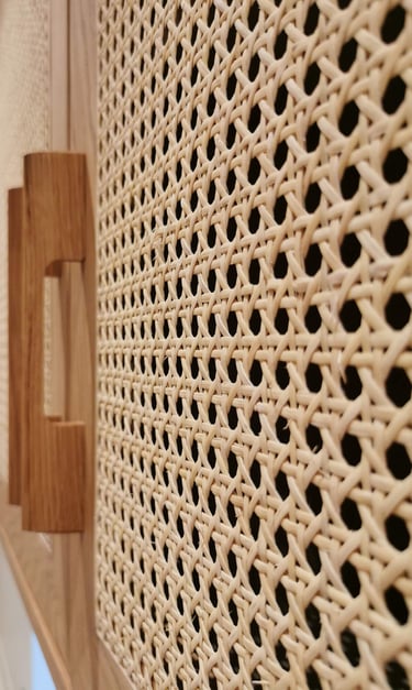 material detail of a door leaf