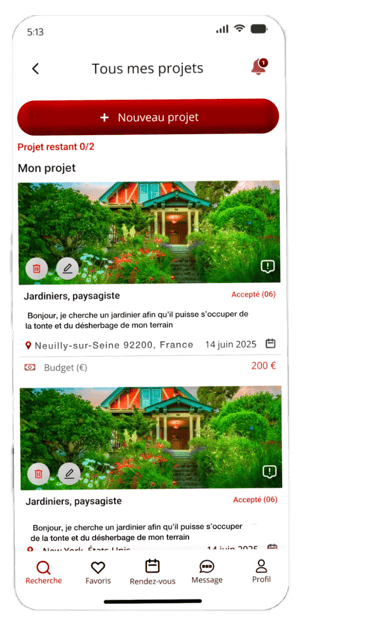 Page application homecraft