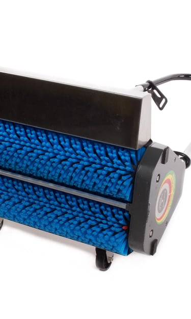 Counter Rotating Brush (CRB) machine - brush view