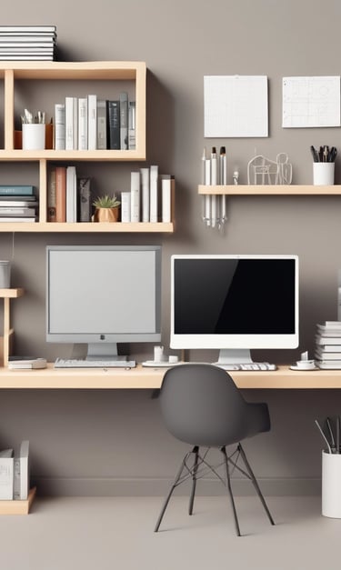 Chic white apron with soft pink accents hanging in a bright kitchen setting