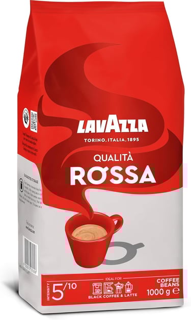 a coffee bag of coffee with a cup of coffee