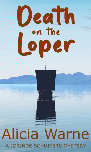 Cover of Death on the Loper, Book 1 in the Jorinde Schuiters Mysteries by Alicia Warne