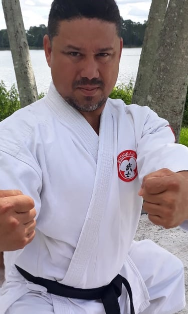 Okinawan Bushikan International dojo martial arts training session