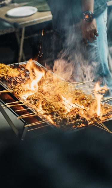 lumut perak street food
