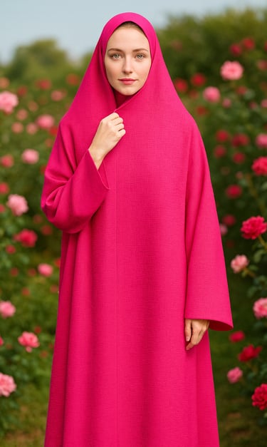fusya-pembe-saf-ipek-abaya-kisiye-ozel-tasarim
