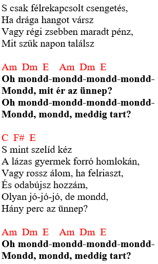 Zorán akkordok 2