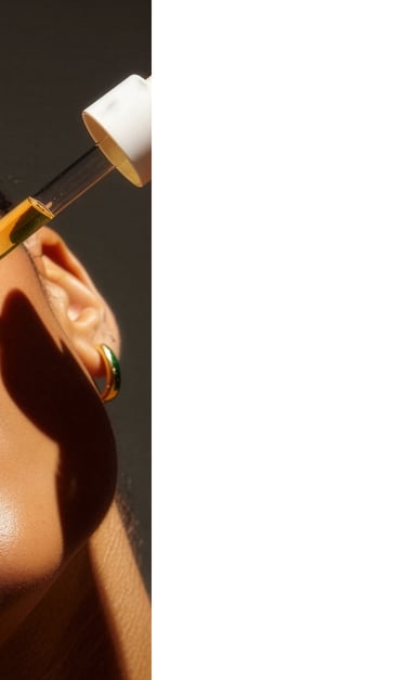 woman with skin care being administered