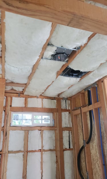 Insulation install new home