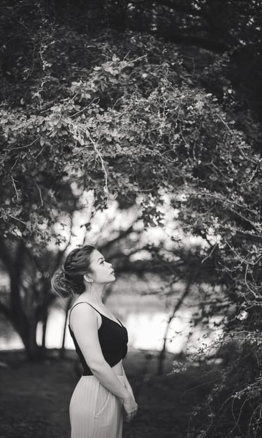 Black and white intimate couple portrait in Serangan Benoa Bali.