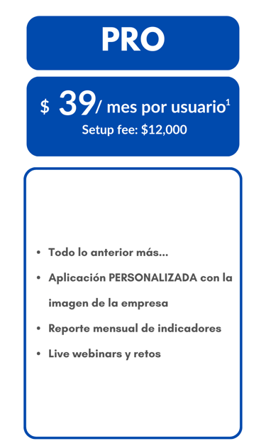 Precio plan pro