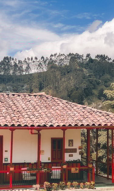 Finca (Coffee Farm) Outside of UNESCO town Salento in Colombia