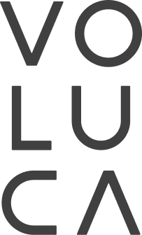 Logo do Estúdio Criativo Voluca aplicado na página processos do site