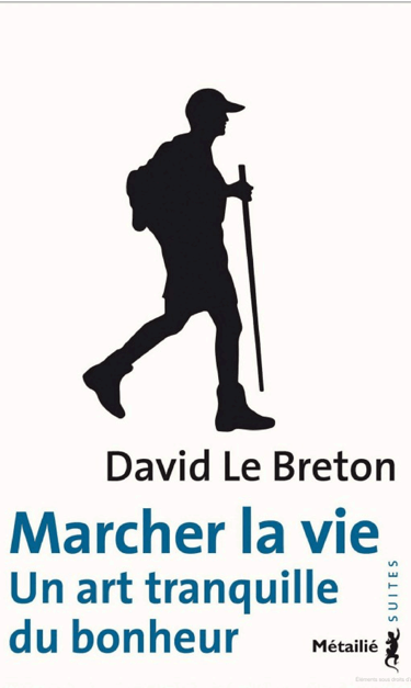 Couverture du livre Marcher la vie Un art tranquille du bonheur de David Le Breton